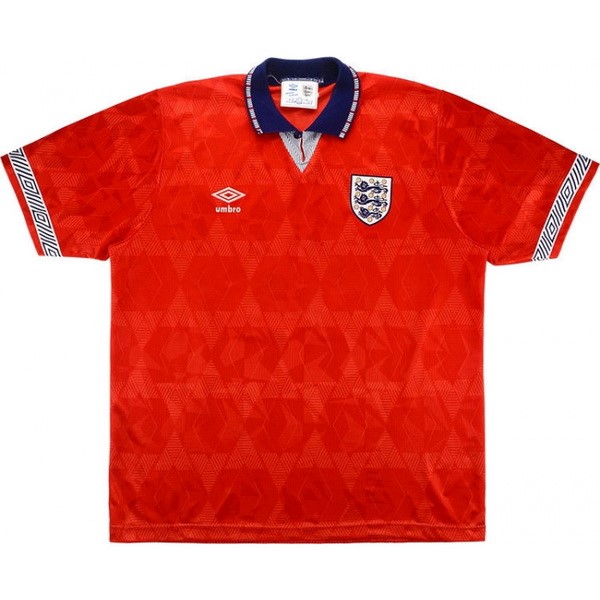 Tailandia Camiseta Inglaterra Segunda Equipación Retro 1990 Rojo